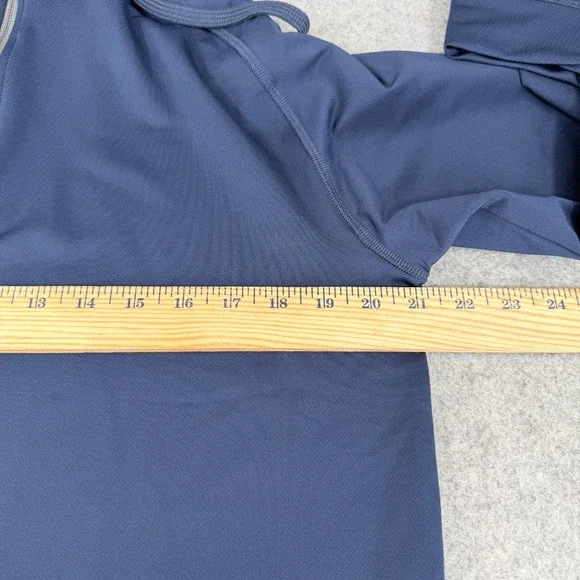 Men's Navy Blue Hoodie - Picture 6 of 8